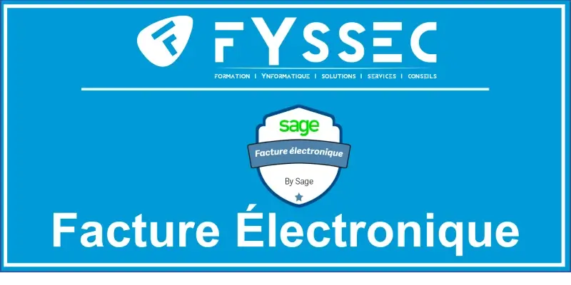 Logo et titre de facture électronique
