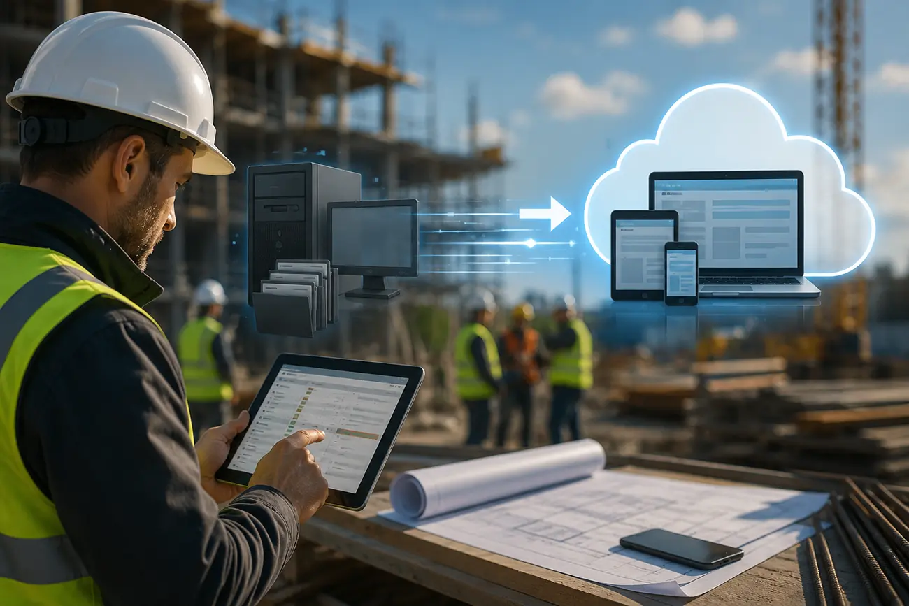 Changer de logiciel de gestion BTP : réussir la migration de vos données vers le cloud